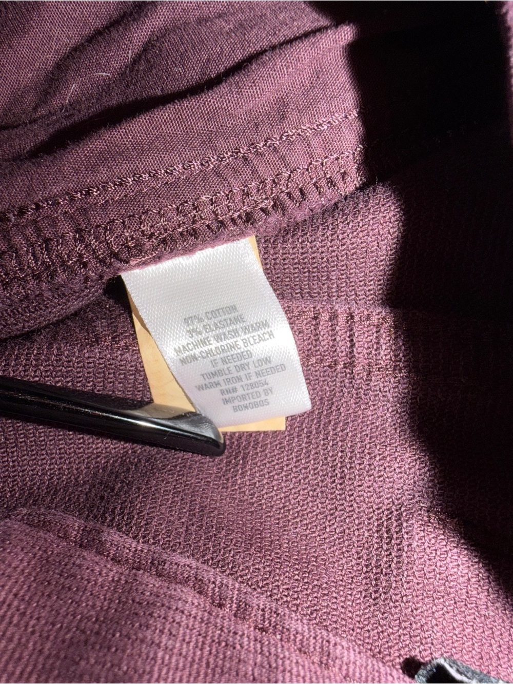 Bonobos Men’s Straight Fit Corduroy Pants 32x30 Burgundy Purple - Picture 6 of 7